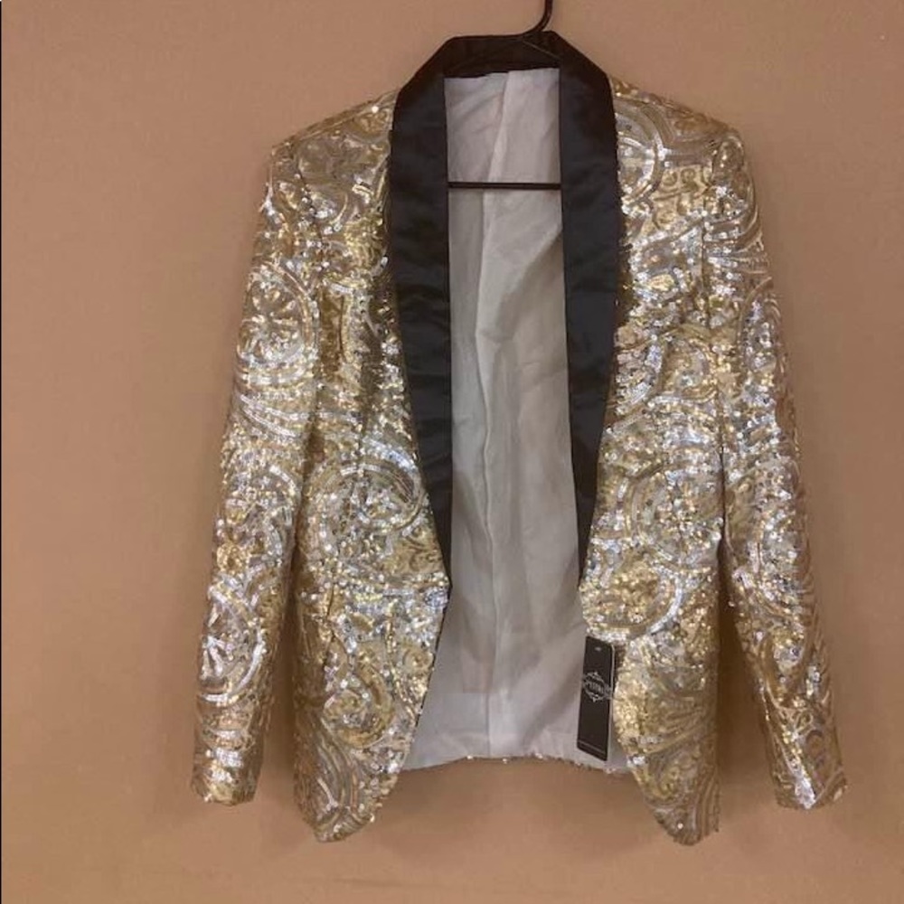 Gold And Sliver And Black Trim